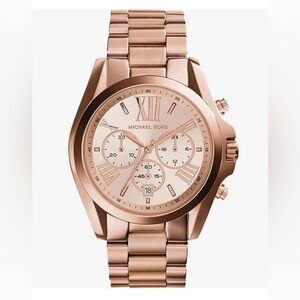 Michael Kors Bradshaw Rose Gold Toned Watch